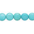 1 Strand(41) Blue Magnesite Dyed & Stabilized 10mm Flat Round Beads