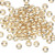 100 Gold Plated Brass 5x3mm Smooth Saucer Spacer Beads with 1.3mm Hole