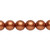 Bead, Czech Glass Opaque Satin Copper Druk 10mm Round Beads 1 Strand(40)