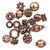 20 Antiqued Copper 4x1mm-11x5mm Bead Mix with  0.7-5.4mm Hole