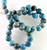 1 Strand Blue Crazy Lace Agate Dyed 10mm Round Gemstone Beads *