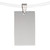 1 Stainless Steel  33x20mm Rectangle Matte & Shiny Blank Pendant with Bail