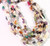 14" Strand Natural 5x7x3mm Hand-Cut Oval Mixed Gemstone Beads *