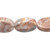1 Strand Natural Fancy & Redline Marble 20x14mm-20x15mm Flat Oval Beads *