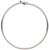 Hoop, 10 Silver Stainless Steel 25mm Beading Hoop Earwires