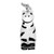 2 Adorable 3 Dimensional Resin Black & White ZEBRA Charms