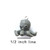 2 Adorable 3 Dimensional Resin Hand Painted Grey Octopus Charms