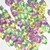 1 Bottle 2 Sided Pastel Mix Acrylic 9mm Butterfly Drops  *