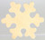 12  Wooden 3 1/4" x 3 1/4" Snowflake Paintable Cutouts Woodlets *