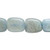 1 Std Green Blue Aquamarine Hand-Cut 12x14mm Nugget Beads w/ 1-1.2mm Hole*