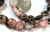 Pink Natural Rhodonite 10mm Flat Round Beads with 0.5-1.5mm Hole 1 Std(38-41)