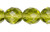 50 Czech Fire Polished Glass Olivine Green 8mm Round Beads with 1.1-1.3mm Hole