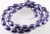 Bead,  Glass Based Pearl, Purple 11x8mm Oval Beads with 1-1.2mm Hole 1 Strand(37) *