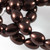 1 Strand(42-44) Brown Glass Based Pearl 9x7mm Teardop Beads with 1mm Hole *