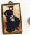 1 Antiqued Gold Plated Pewter 28x50mm Frame Focal Pendant with Victorian Lady *