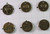 9 Maya Road Antiqued Brass Plated Pewter 15mm Round Love Heart Charm Mix *