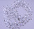 Drop, 7 1/2" Strand Silver Plated & Clear AB Crystal 6x5mm Rondelles