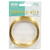 Memory Wire, 1 Ounce (70 Loops) Gold Plated 2 1/2" Round Memory Wire Bracelets