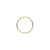 Jump Ring, 100 Twisted Gold Plated Brass 15mm Round 20 Gauge with 13.6mm ID