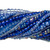 20 Strands(3,300-3,600 Beads) Blues Glass Seed Bead Mix with 0.8-1.3mm Hole