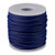 Cord, 82 Foot Spool Solid Rubber 2mm Round Royal Blue Beading Cord