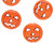 10 Orange Magnesite Dyed & Imitation 14.5mm Pumpkin Halloween Beads with  1-1.2mm Hole