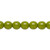 1 Strand(50) Czech Pressed Glass Opaque Chartreuse Green Druk 8mm Round Beads with 0.8-1.3mm Hole