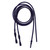 Necklace Cord, 4 Opaque Royal Blue Silicone 18" Long 2.2-2.5mm Cord Necklace with Snap Closure