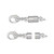 Clasp Converter, 1 Clasp Set of Silver Plated Brass 25x6mm Magna Clasp  Magnetic Clasp Converters