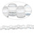 Seed Beads, Miyuki Glass Trans Clear Lined White #5 Triangle  25 Grams(270)(TR1104)