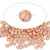 Bead, 1000 Clear-Coated Solid Copper 3mm Round Corrugated Beads with 0.7mm Hole