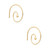 Ear Wire, 10 Gold Plated Brass 16x12mm Oval Swirl Open Loop 19 Gauge Ear Wire Earrings
