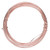 Wire, ROSE GOLD Finished Copper 21 Gauge HALF Round Wrapping 4 Yards