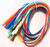 Necklace Cord, Silicone Rubber (20) Transparent Mix Soft 18" Necklace with Clasp  2mm Thick Just Add Pendant