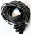 Necklace Cord, Silicone Rubber (4) SPARKLE Black Soft 18" Necklace with Clasp  2mm Thick Just Add Pendant