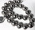 1 Strand(22-24) Antiqued Silver Plated 13mm Hammered Round Solid Beads with 1.8mm Hole