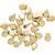 Bead, Pip, 30 Opaque Light Gold Czech Pressed Glass 7x5mm Pip Beads with 0.7-0.9mm Hole