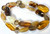 1 Strand Czech Pressed Glass Fall TABBY Bead Mix of Assorted Shapes & Colors *