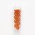11 Czech Orange Crackle Glass 10mm Round Beads with 1.8-2mm Hole *