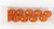 11 Czech Orange Crackle Glass 10mm Round Beads with 1.8-2mm Hole *