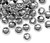 100 Sterling Silver 2mm Round Beads with 0.9mm Hole Anti Tarnish Coating