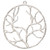 2 Silver Plated Copper 38mm Open Round TREE Of LIFE Focal Pendant Charms