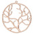 2 Copper Cast 38mm Open Round TREE Of LIFE Focal Pendant Charms