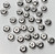 Bead, 144 Silver Plated 4.5x2.4mm Smooth Heishi Spacer Beads with 0.8-1mm Hole