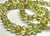 50 Transparent Chrysolite Green Czech Glass 6x4mm Baby Bell Cone Flower Beads