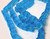Bead, Light Aqua Blue Glass 4x4mm Cube Square with 0.8-1mm Hole 1 Strand(88) *