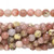 1 Strand(50) Pink Natural Lepidolite 8mm Round Beads with 0.5-1.5mm Hole