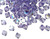 48 Swarovski Tanzanite Purple AB 4mm Crystal Xilion Bicone Beads (5328)