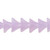 Bead, Flower, Wisteria Purple Pressed Glass 12x10mm Trumpet Flower Beads  (39)