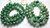 Quartz, Green Multi 7-8mm Faceted Round Beads 1 Strand (50) C+ Grade *